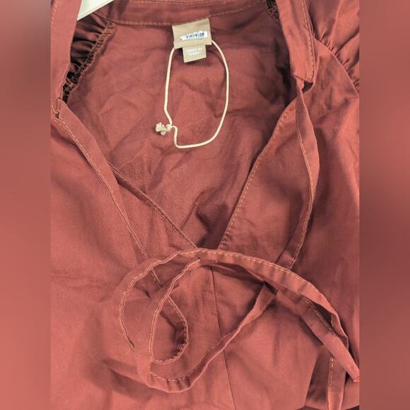 Rtr sz0 Hugo BOSS Depera Tiered Midi Dress rusty red orange long loose flowly - Picture 9 of 12